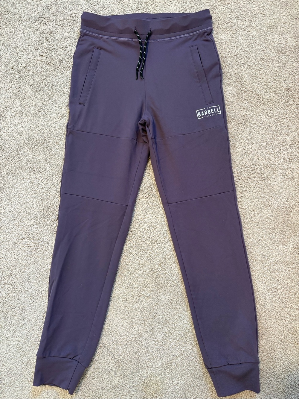 Size Small The Barbell Cartel Joggers, in purple